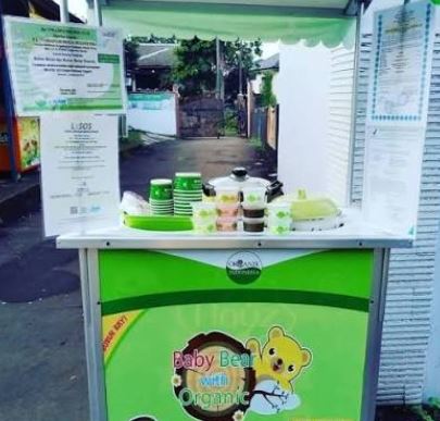 Booth kemitraan Baby Bear