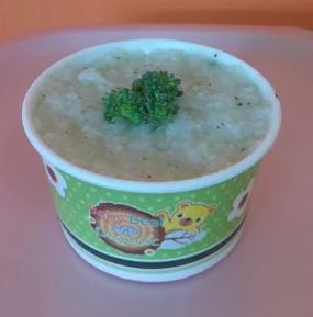Bubur bayi organik matang Baby Bear dalam cup