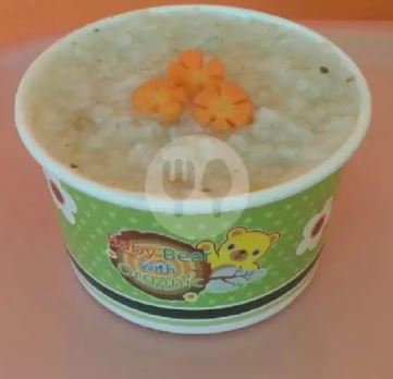 Bubur bayi organik matang Baby Bear dalam cup