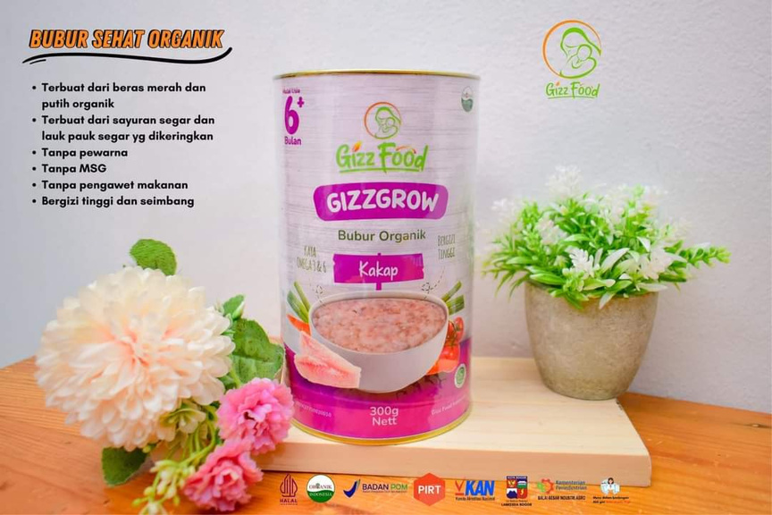 Bahan baku Gizzfood bersertifikat